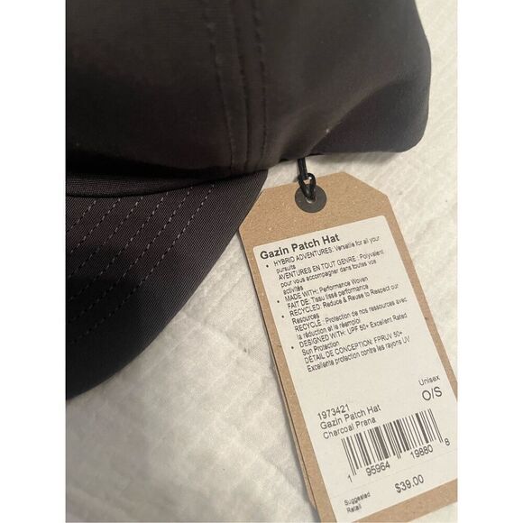 PrAna Gazin Patch Hat NEW NWT - Picture 4 of 7